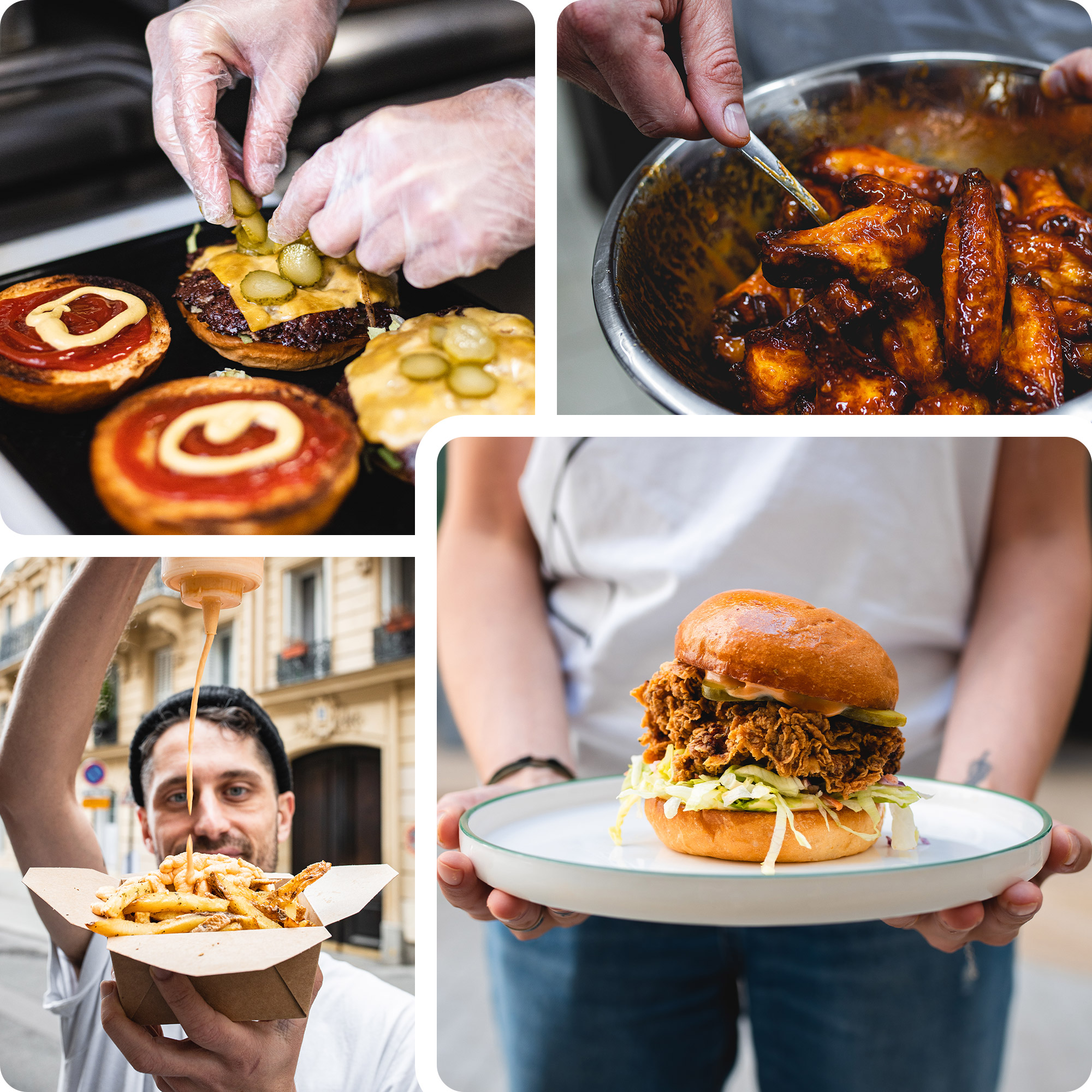 Food Franchise restaurants virtuels livraison dark kitchen